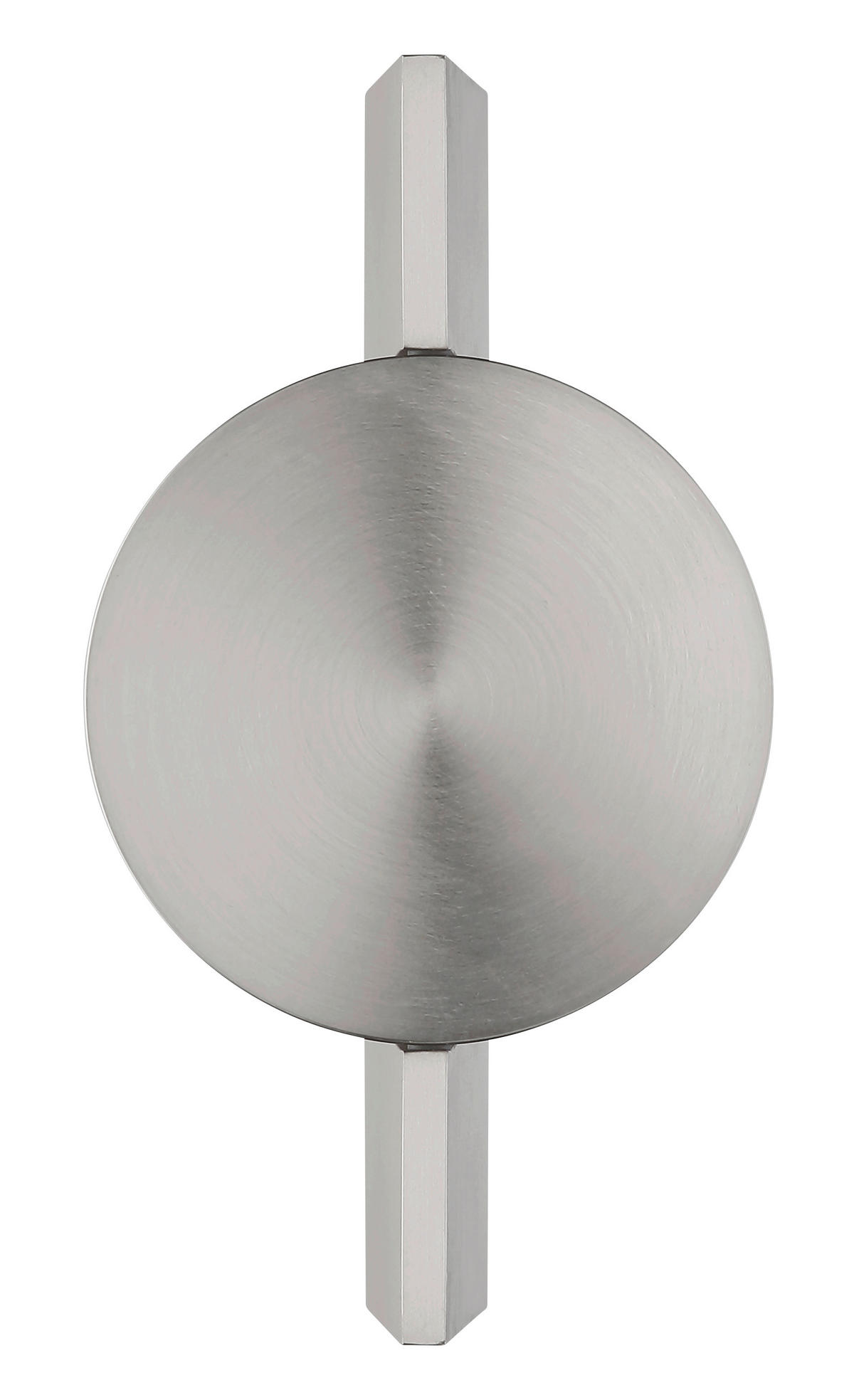 LED-WANDLEUCHTE Jasper 10/28 cm  - Nickelfarben, Design, Metall (10/28cm) - Globo