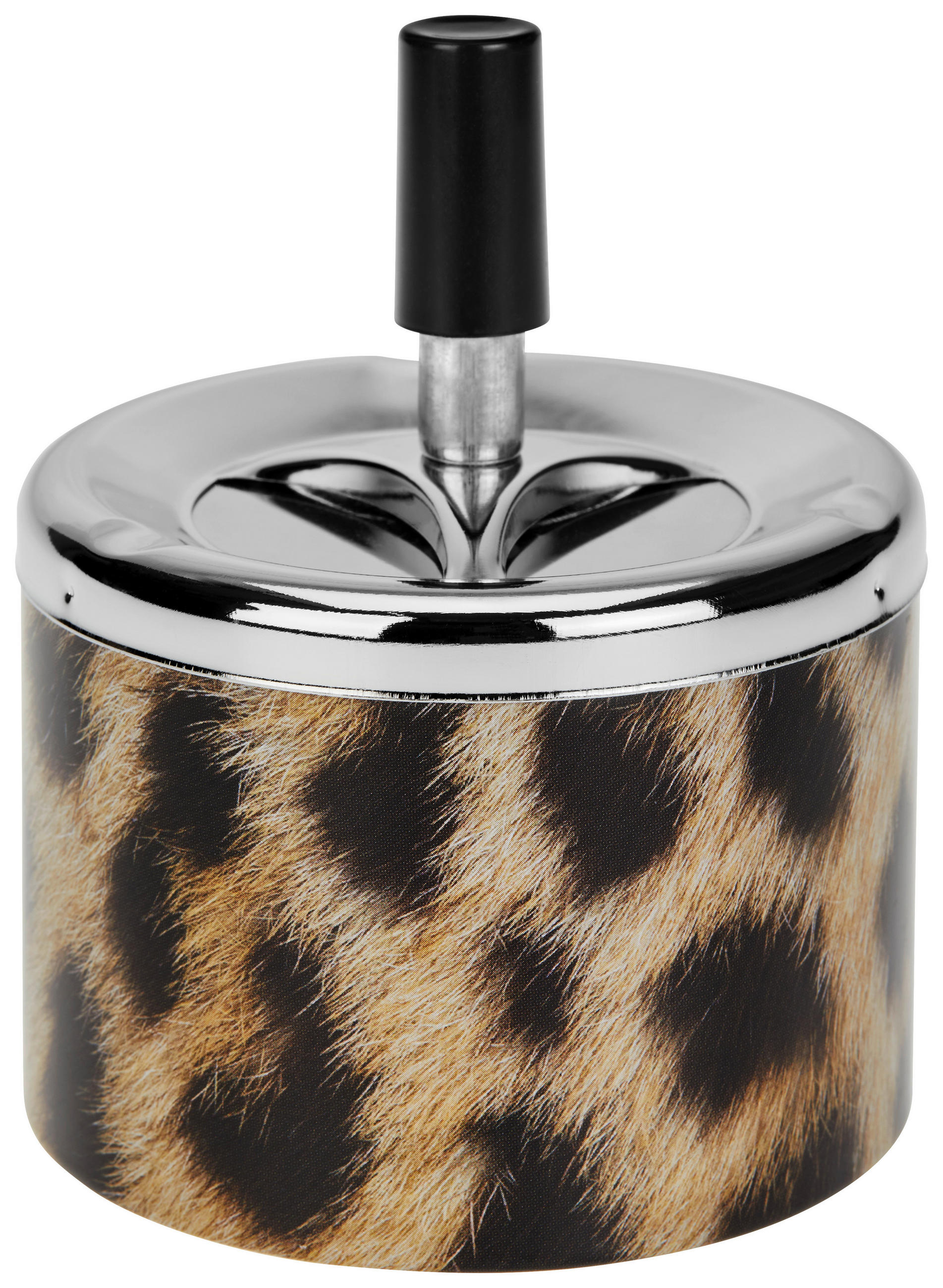 Aschenbecher Edith Metall Braun/Schwarz/Beige Ø 9,5 cm