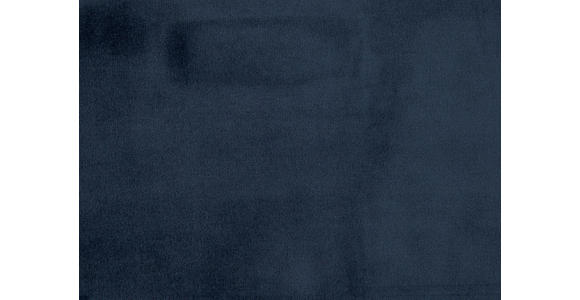 ECKSOFA in Velours Dunkelblau 253/177 cm - Schwarz/Dunkelblau, Design, Textil/Metall (253/177cm) - Dieter Knoll