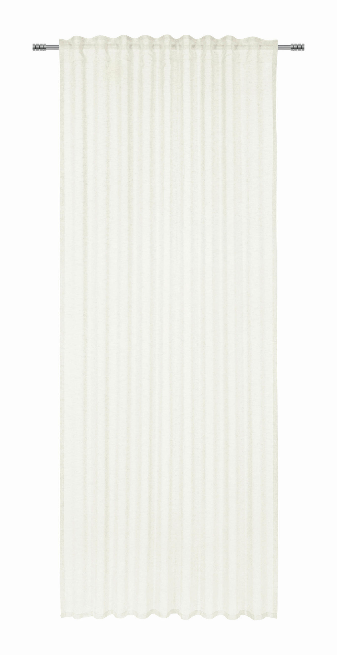 FERTIGVORHANG  halbtransparent   140/245 cm  - Weiß, KONVENTIONELL, Textil (140/245cm) - Esposa
