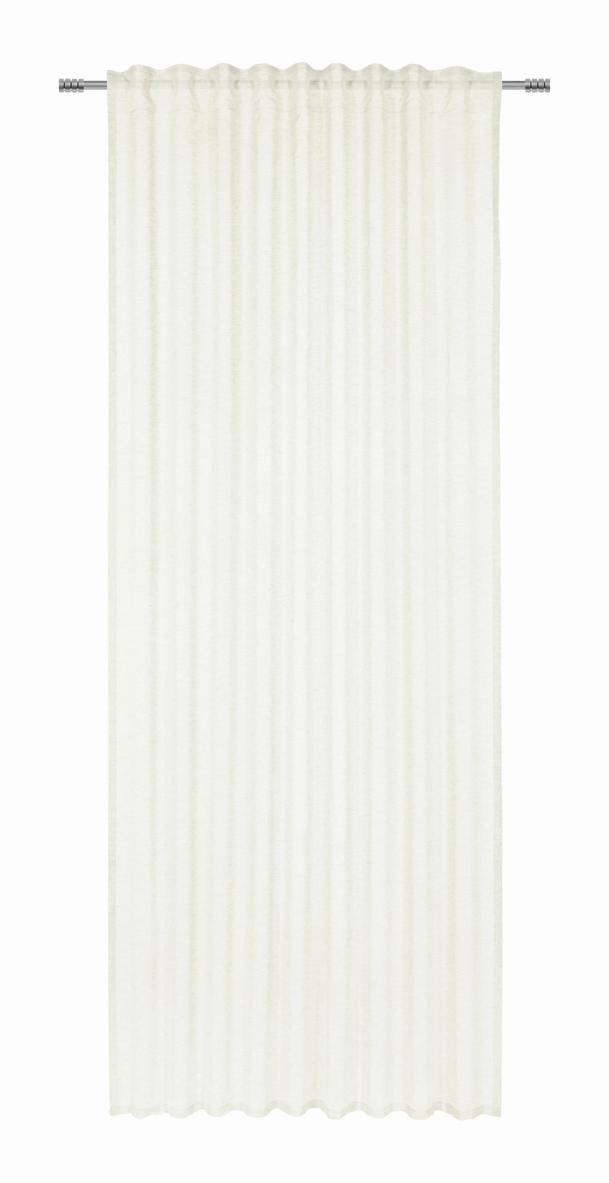 FERTIGVORHANG  halbtransparent   140/245 cm  - Weiß, KONVENTIONELL, Textil (140/245cm) - Esposa