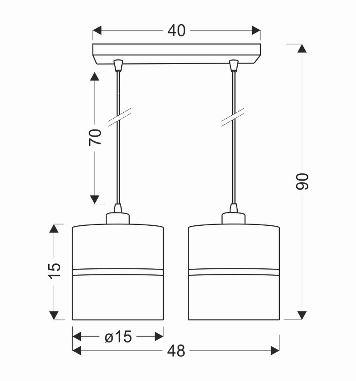 PENDELLEUCHTE Assam 48/15/90 cm   - Goldfarben/Schwarz, KONVENTIONELL, Kunststoff/Metall (48/15/90cm)