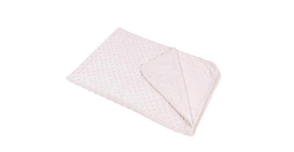 SCHMUSEDECKE Pom Pom 75/100 cm - Pink, Basics, Textil (75/100cm) - My Baby Lou
