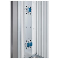 ELEKTRO-MONTAGEPANEEL 28/204/4 cm  - Weiss/Grau, Design, Metall (28/204/4cm) - Biohort