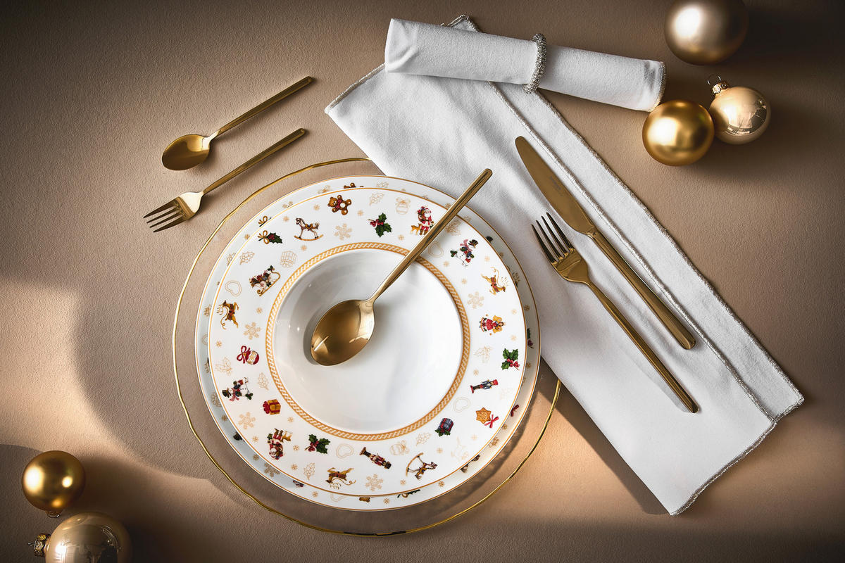 SET DE TACÂMURI 30 piese  Glam Chic  - auriu, Design, metal - Homeware Profession.