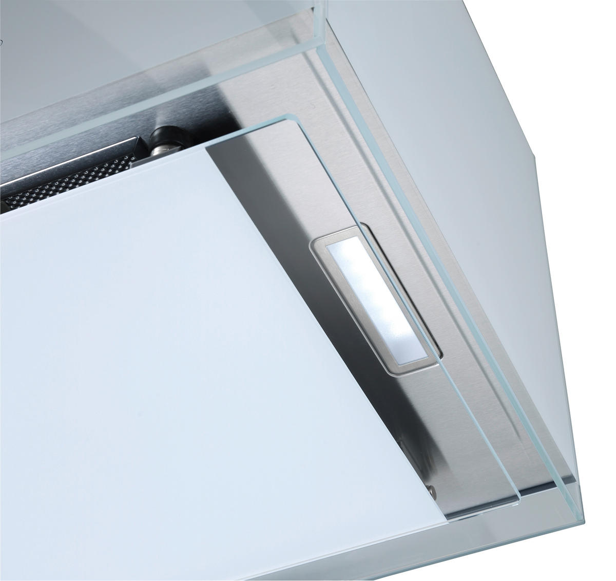 DUNSTABZUGSHAUBE CH11050IW  - Weiß, Trend, Glas/Metall (50/36-166/40cm) - Respekta