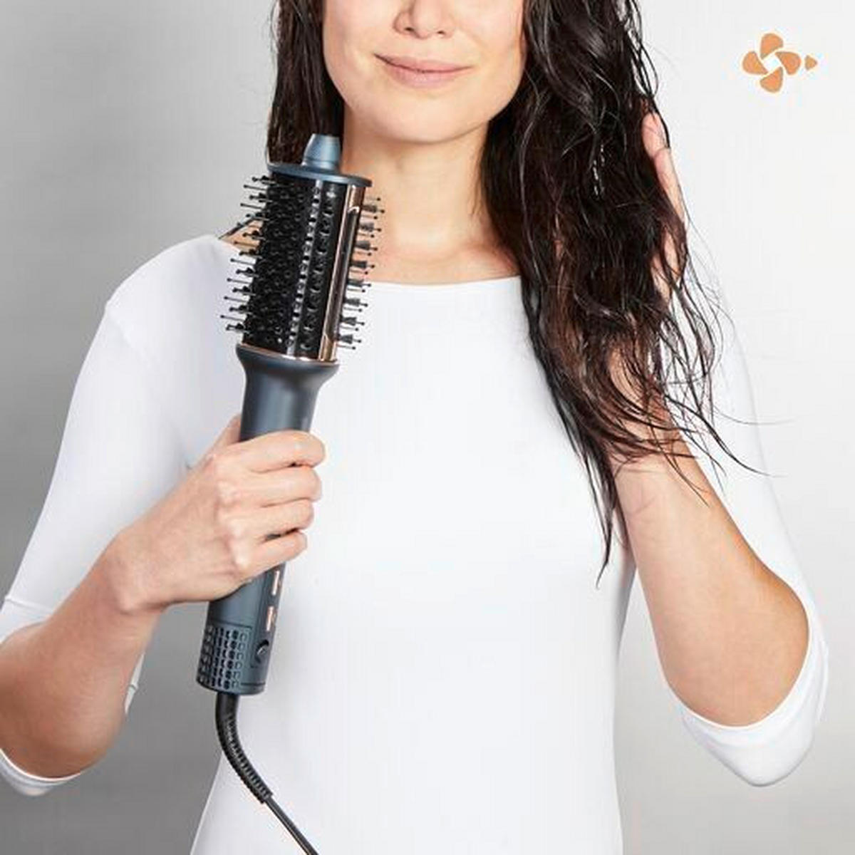 hajszárító, hajvasaló - fekete, Basics, műanyag (10cm) - Rowenta