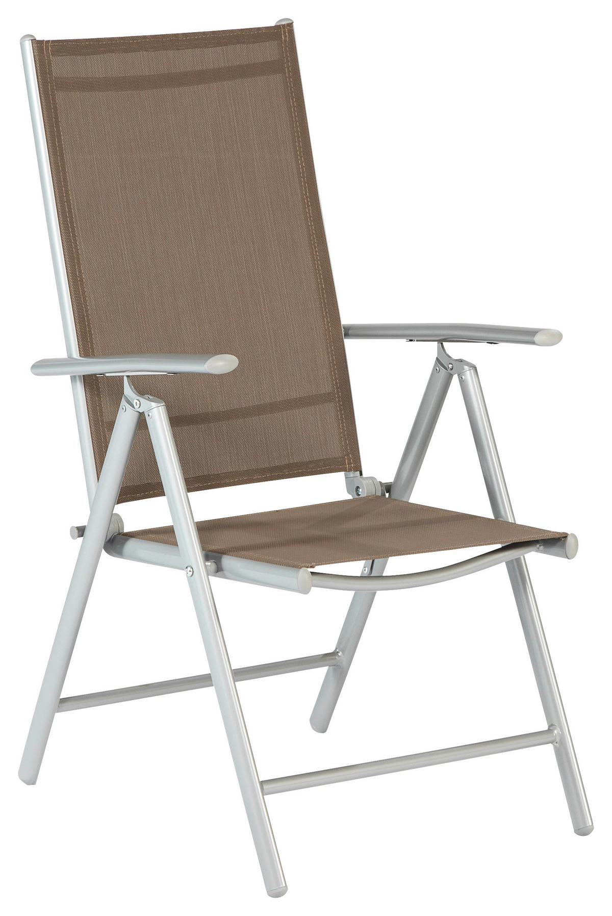 GARTENSET Aluminium  - Taupe/Silberfarben, MODERN, Textil/Metall - Gardenson