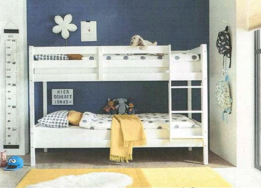 POGRAD - bela/barve bukve, Moderno, les (97/140/207cm) - Linea Natura