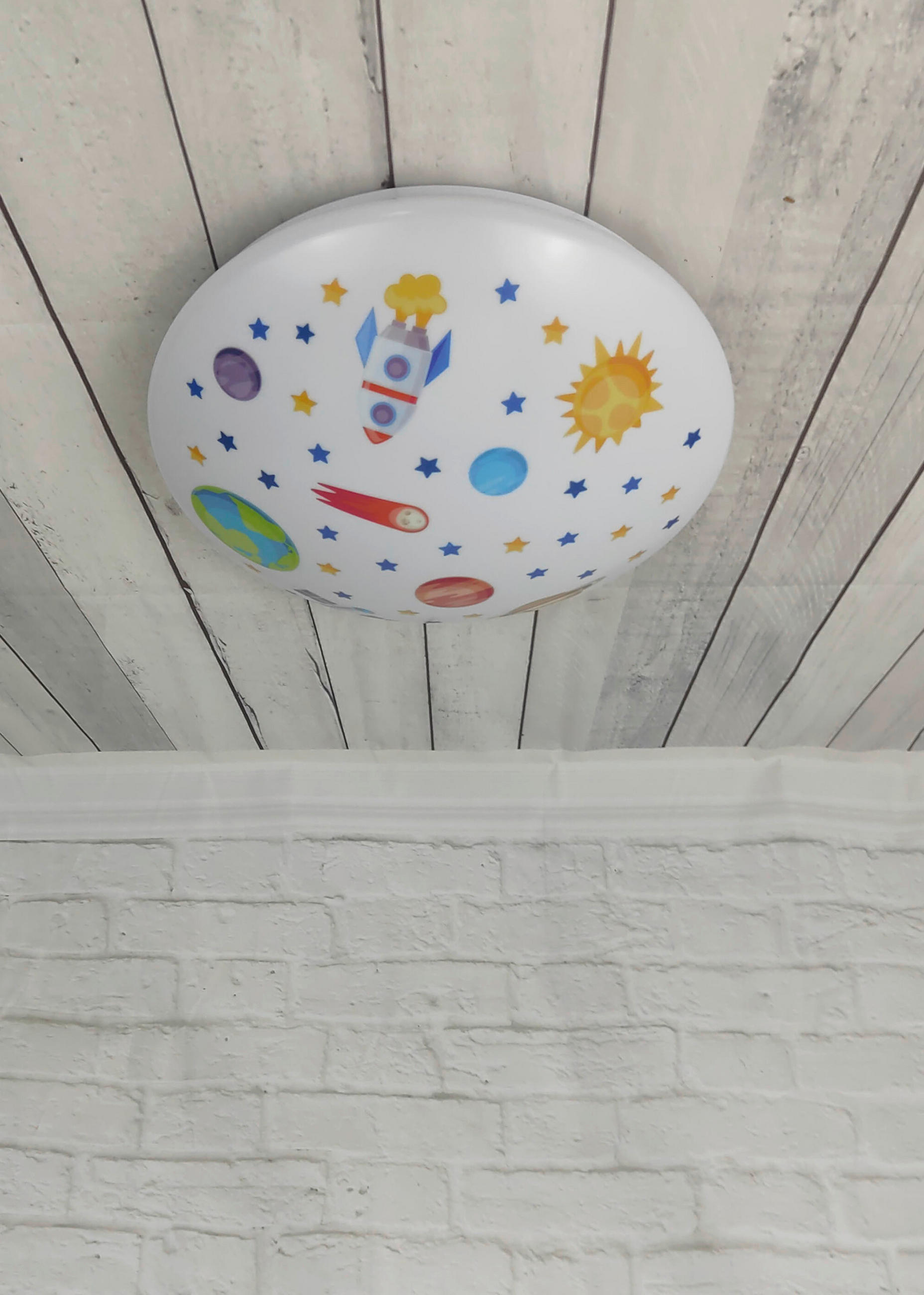 KINDERDECKENLEUCHTE 36/36/10 cm - Multicolor, Basics, Kunststoff (36/36/10cm)