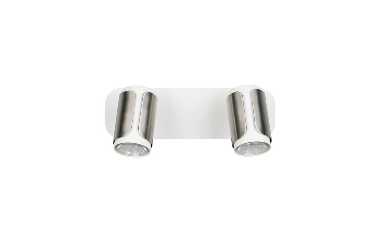STRAHLER   - Weiß/Nickelfarben, KONVENTIONELL, Metall (30/16/12cm) - Trio Leuchten
