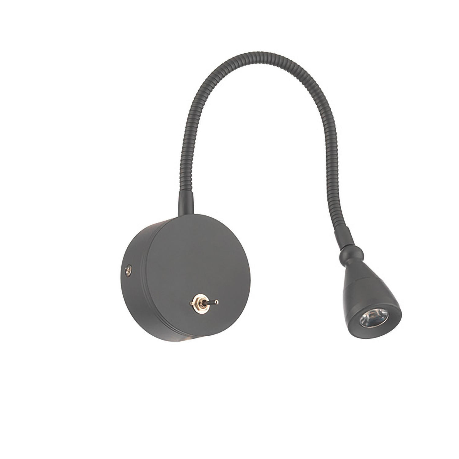 NÁSTĚNNÉ LED SVÍTIDLO, 7/7/40 cm - šedá, Basics, kov (7/7/40cm)