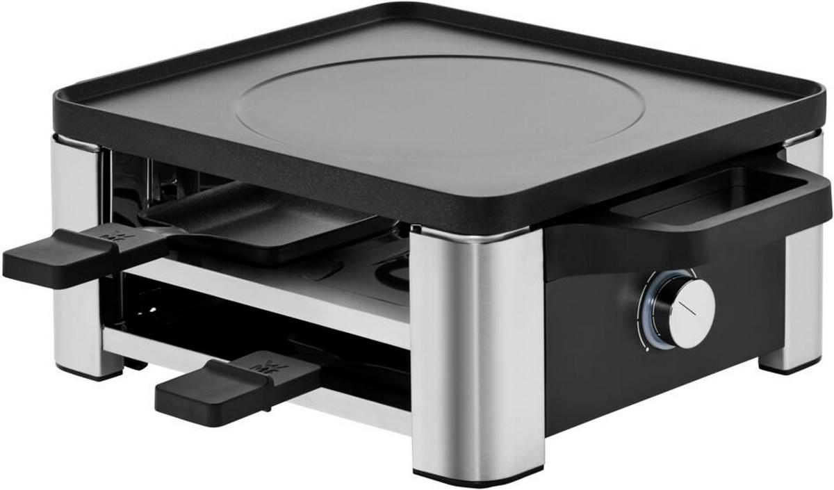 RACLETTE-GRILL Lono  - Silberfarben/Schwarz, Design, Metall - WMF