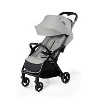BUGGY Apino  - Hellgrau/Schwarz, Basics (47/99/93cm) - kinderkraft