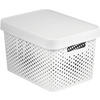 ŠKATLA S POKROVOM INFINITY  36/27/22 cm      - bela, Konvencionalno, umetna masa (36/27/22cm) - Curver