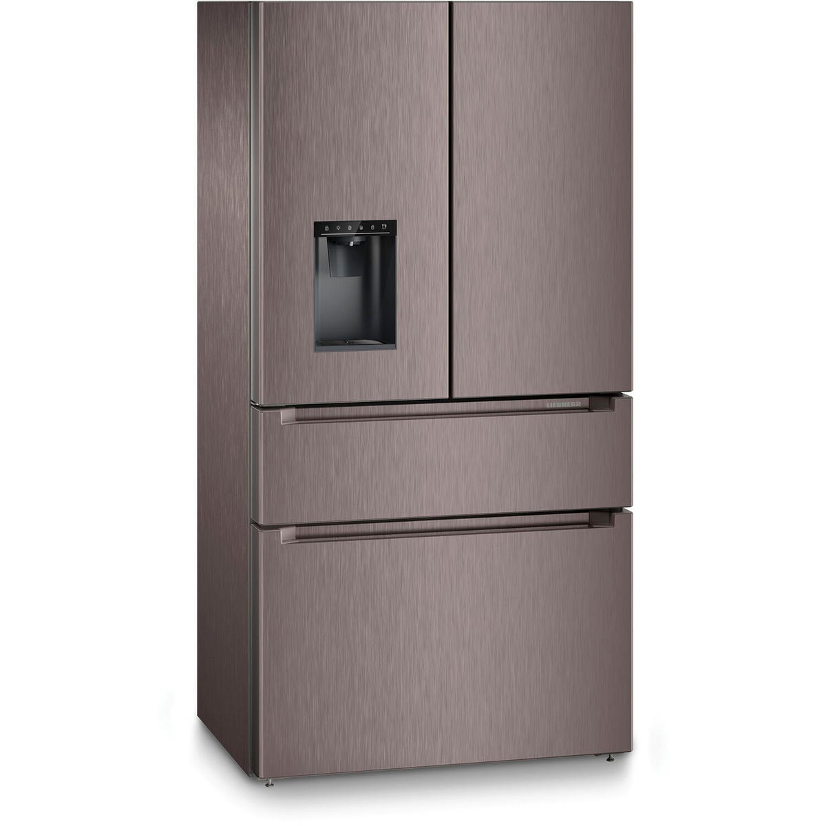 FRENCH-DOOR MBTSDI9528  - Graubraun, Basics, Glas/Metall (90,6/180,5/74,5cm) - Liebherr