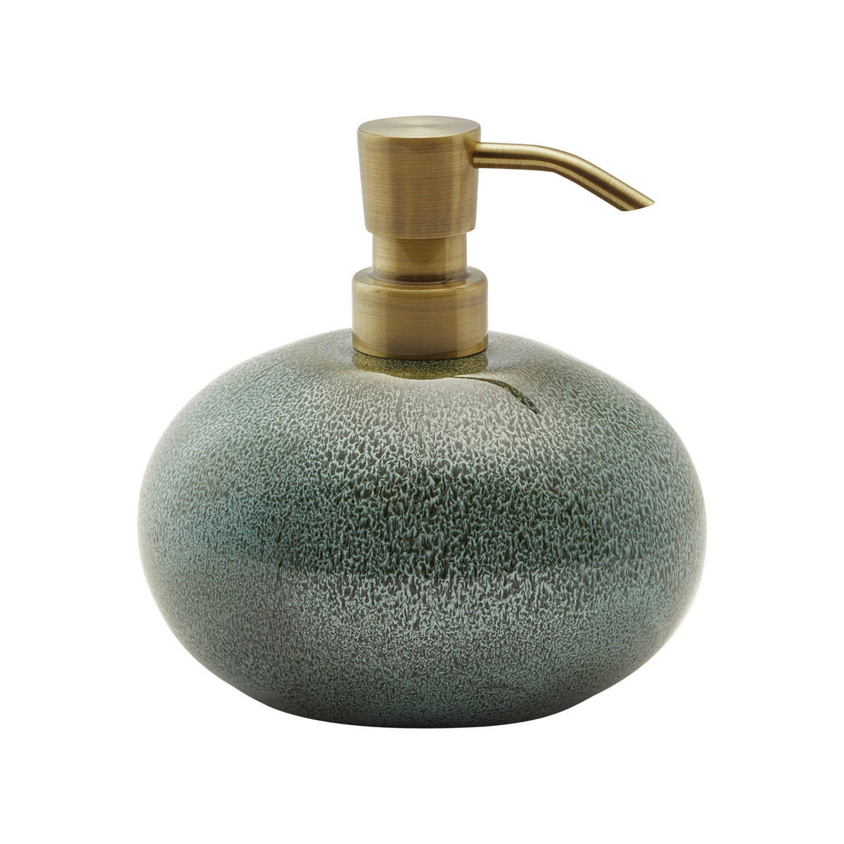 SEIFENSPENDER Ugo  - Goldfarben/Grün, Trend, Keramik (13/11/14cm) - Aquanova