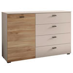 SIDEBOARD  125/83,2/38 cm 4 Schublade(n)  - Kaschmir/Eichefarben, KONVENTIONELL, Holzwerkstoff/Kunststoff (125/83,2/38cm) - Xora