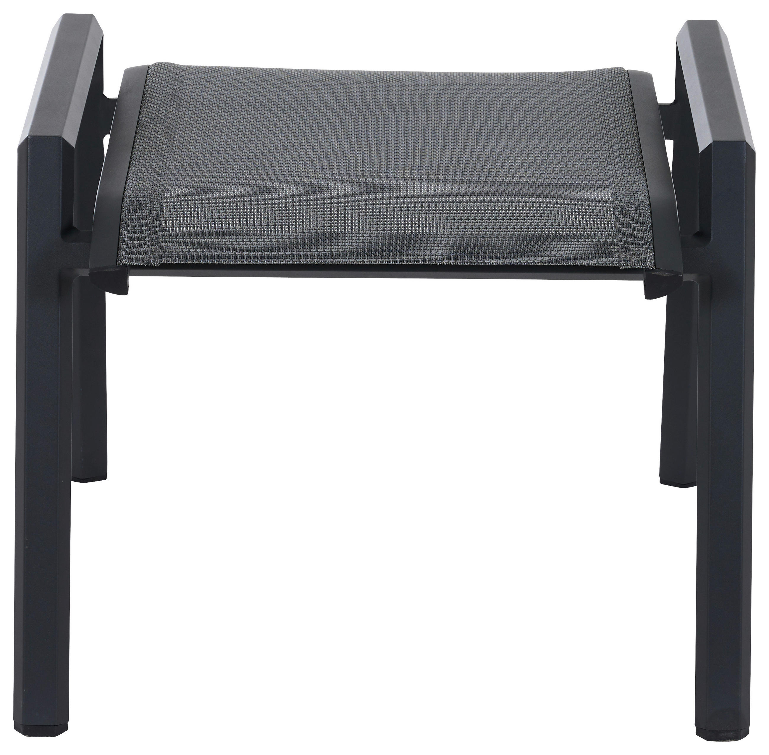 GARTENHOCKER  - Anthrazit, Basics, Kunststoff/Metall (59/47/56,5cm) - Siena Garden