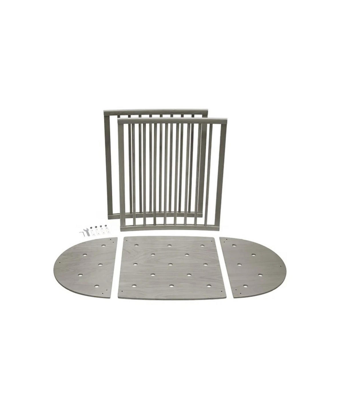 UMBAUSEITEN Sleepi  V3   - Grau, Basics, Holz (44,5/47/85,5cm) - Stokke