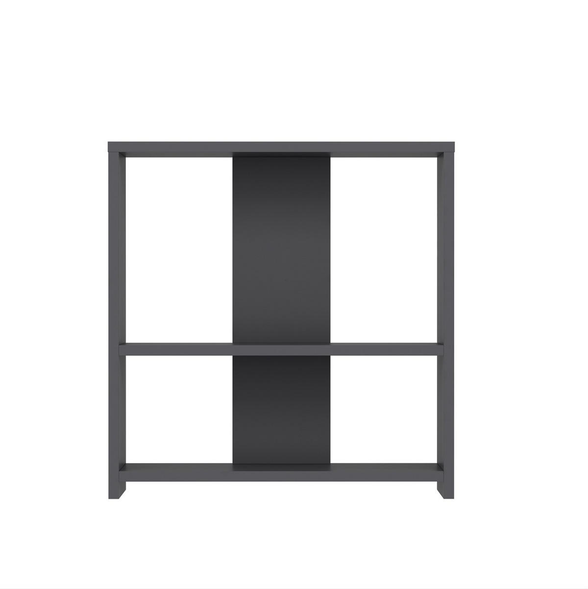 REGAL  60/62/17,6 cm Anthrazit  - Anthrazit, Design, Holzwerkstoff (60/62/17,6cm) - Livetastic