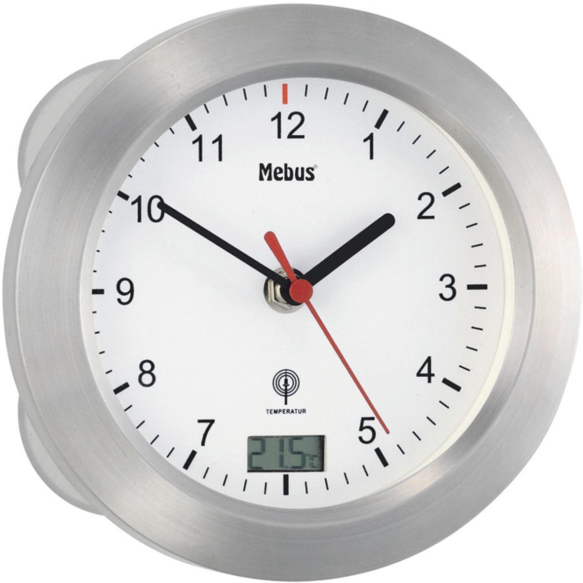 WANDUHR 17 cm   - Silberfarben, Basics, Metall (17cm)