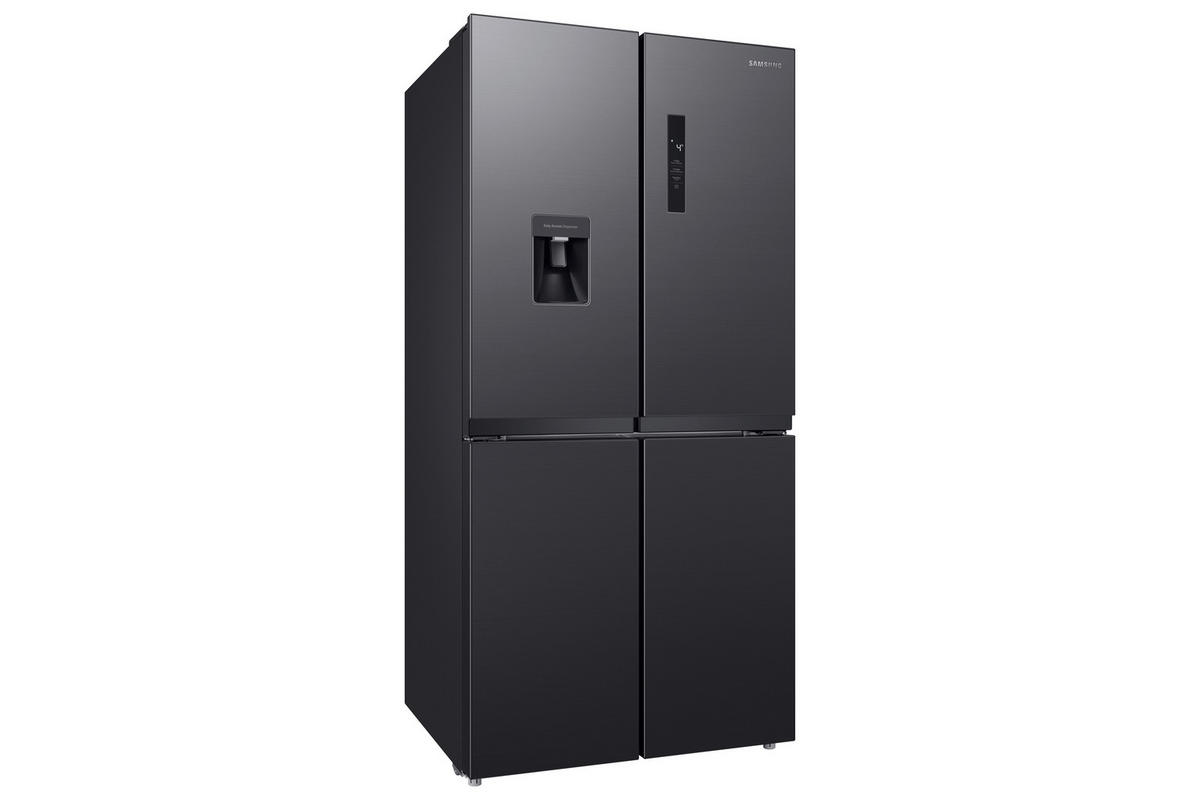FRENCH-DOOR 833/1793/740 cm  - Schwarz, MODERN, Glas/Kunststoff (833/1793/740cm) - Samsung