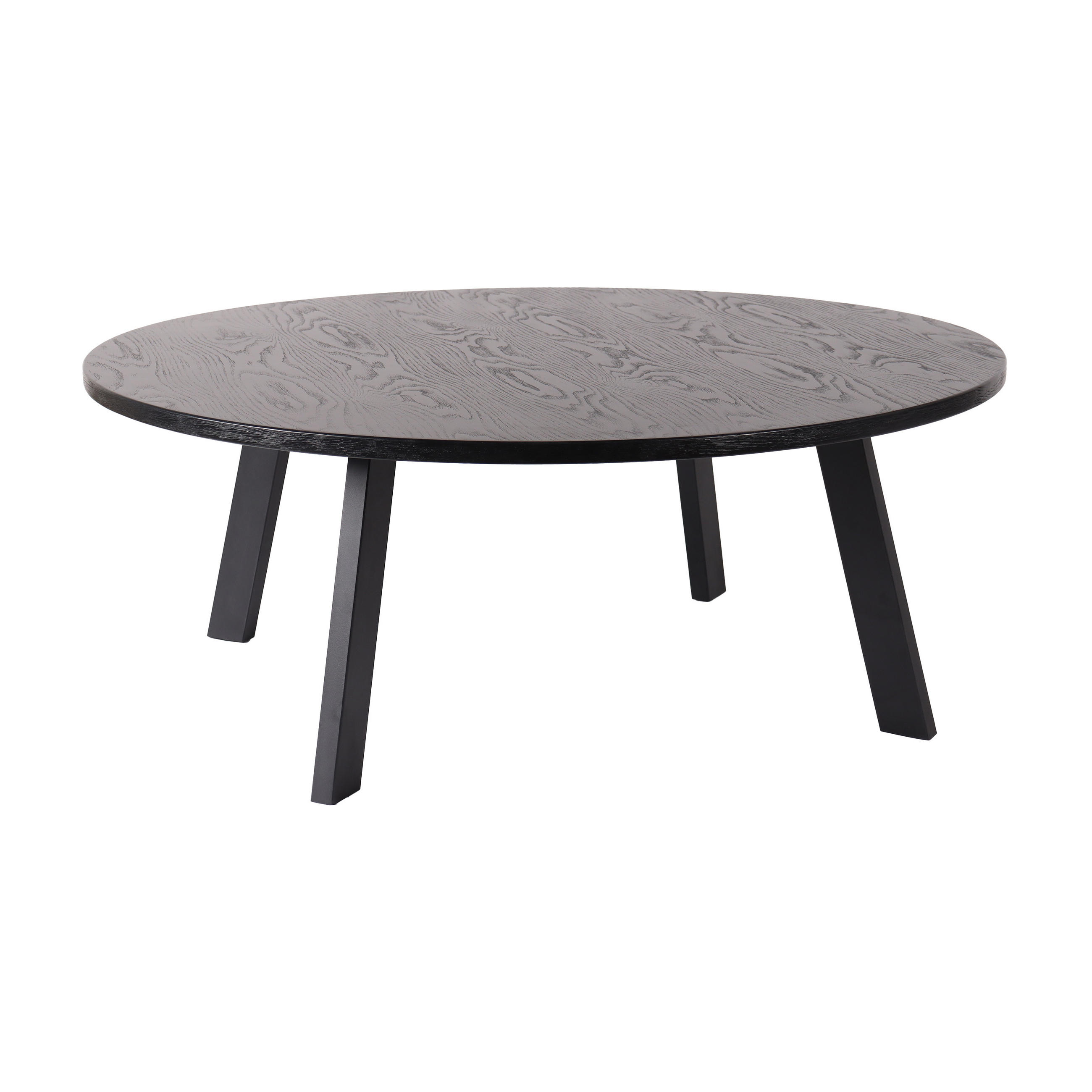 SOFFBORD i trä 115/115/45 cm  - svart, Modern, metall/trä (115/115/45cm) - Niels Andersson
