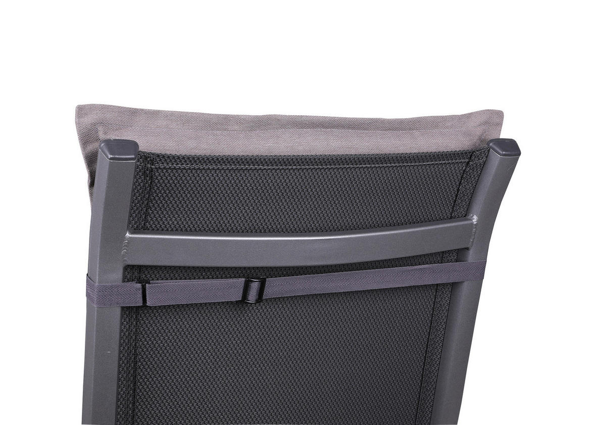 LIEGENAUFLAGE Uni  - Taupe, Basics, Textil (60/7/190cm)