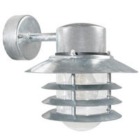 AUSSENWANDLEUCHTE Vejers 22/23 cm  - Zinkfarben, Design, Metall (22/23cm) - Nordlux