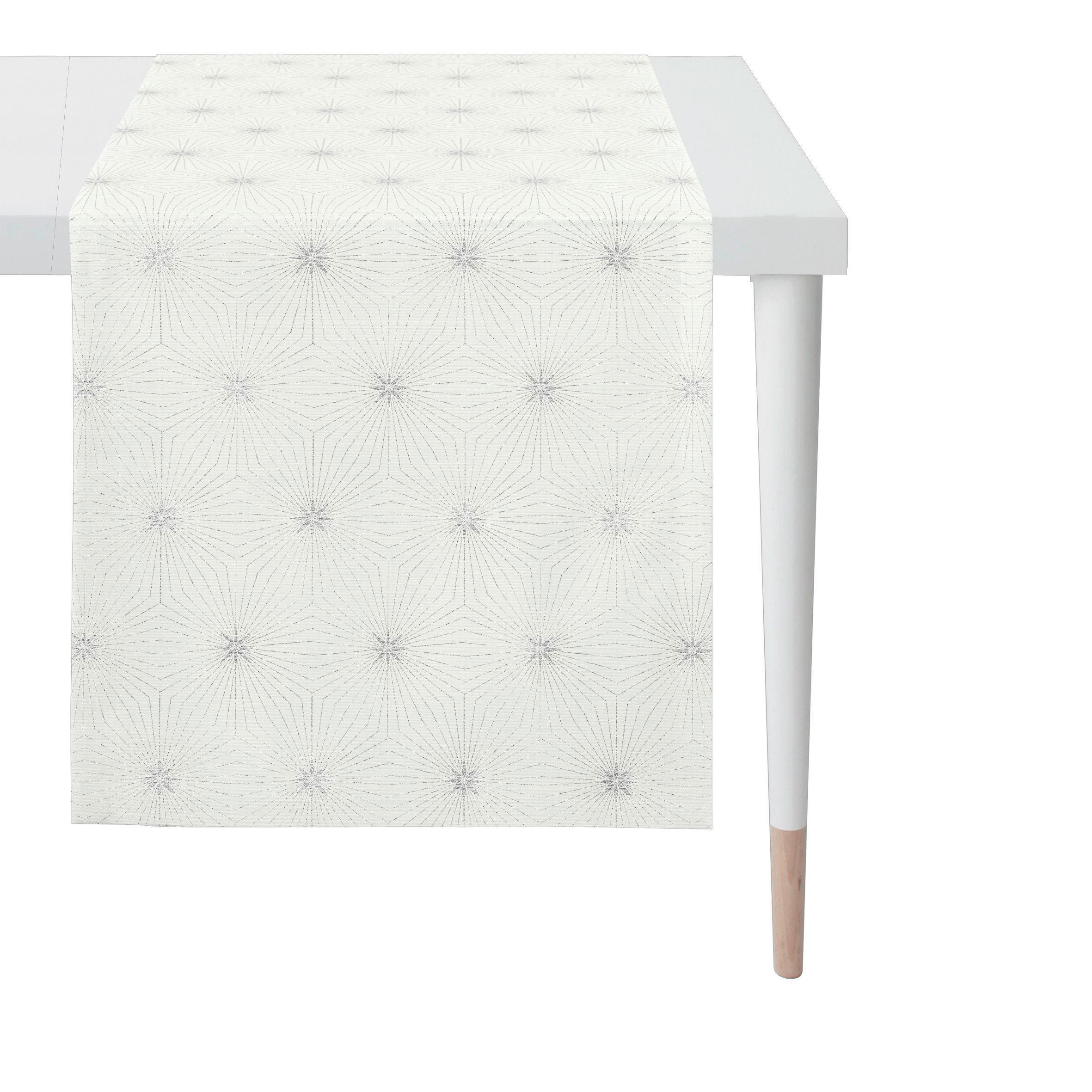 TISCHLÄUFER Christmas Glam 48/140 cm - Grau, Basics, Textil (48/140cm) - X-Mas