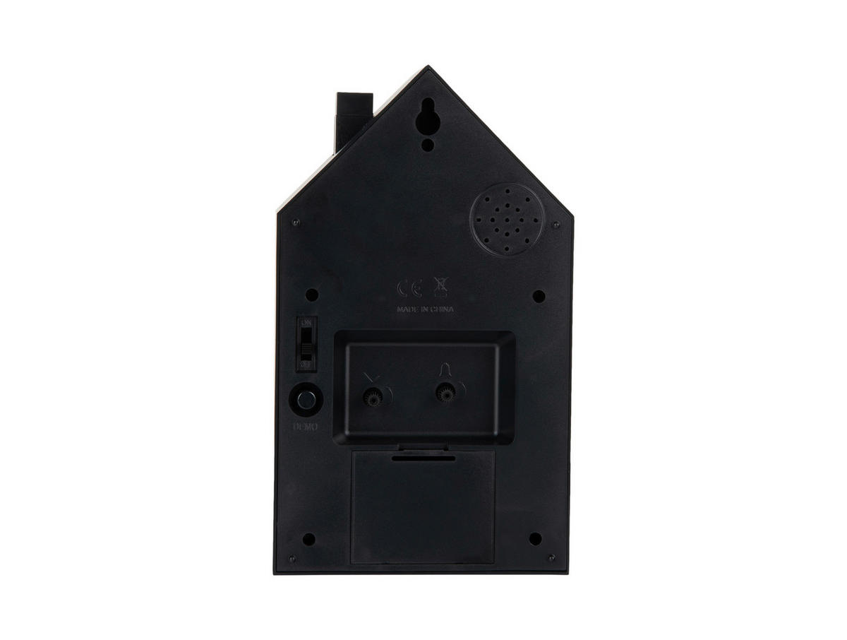 WECKER Modern Cuckoo Schwarz  - Schwarz, Basics, Kunststoff (6/12/20cm) - Karlsson