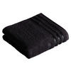 RUČNÍK, 50/100 cm, černá - černá, Design, textil (50/100cm) - Vossen