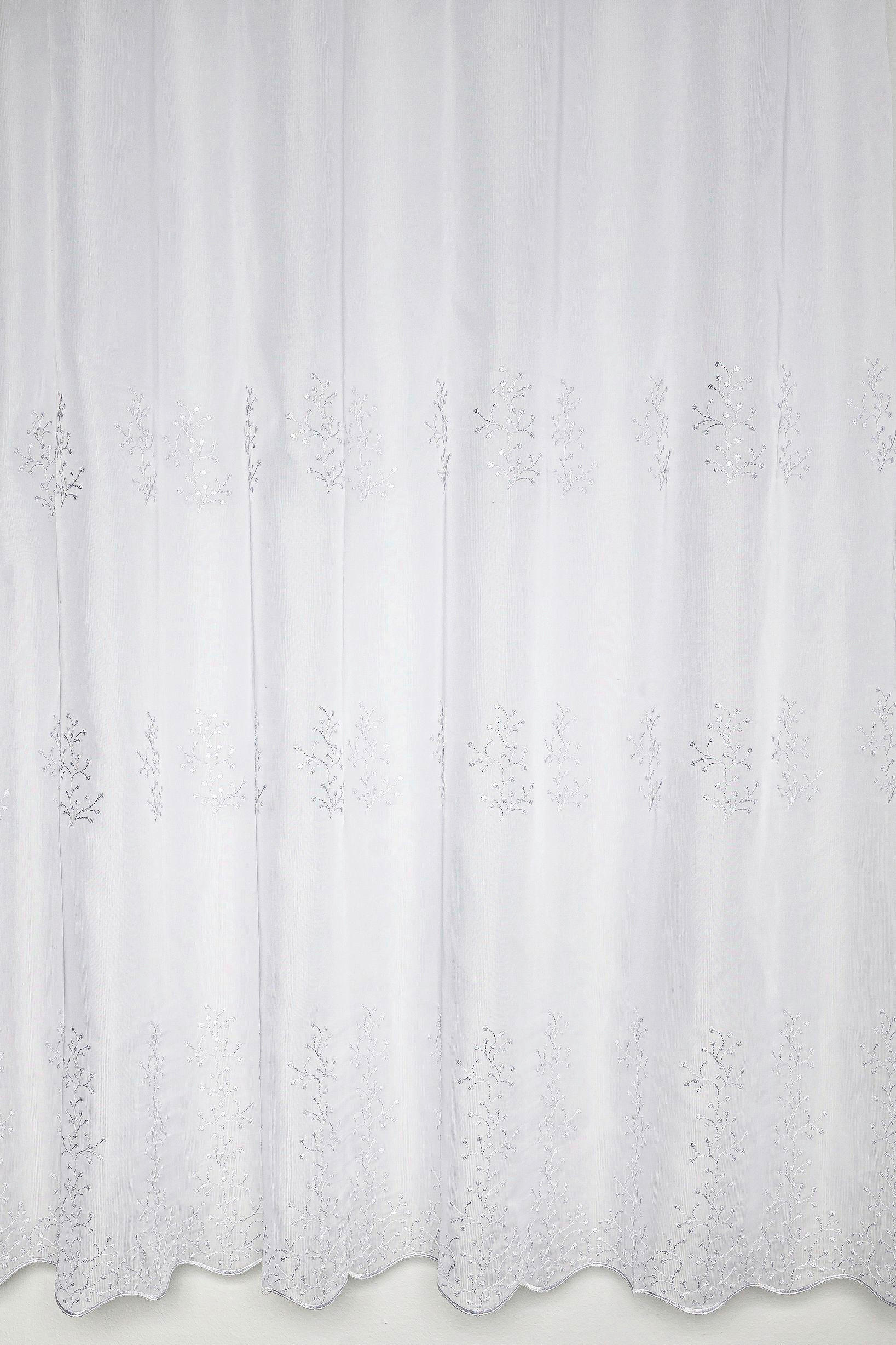 MATERIJAL ZA ZAVESE bela - bela, Osnovno, tekstil (290cm)