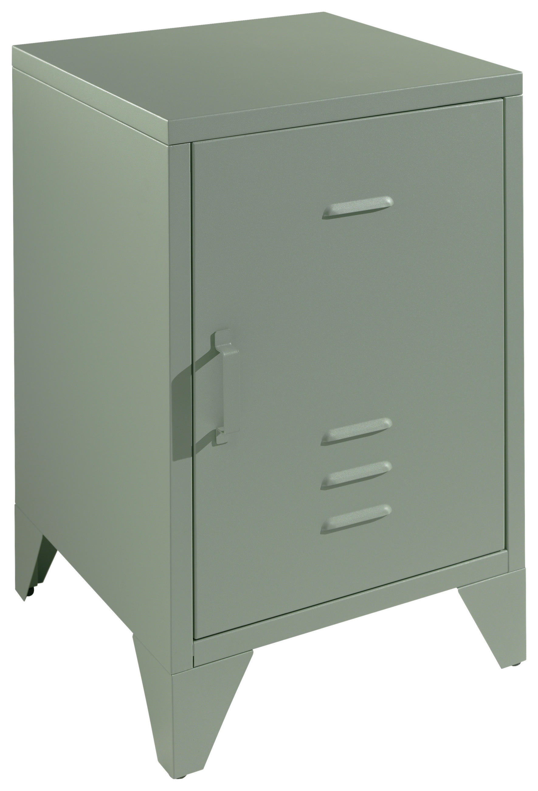 NACHTSCHRANK 40/60/40 cm, Grün,  - Grün, MODERN, Metall (40/60/40cm) - Vipack