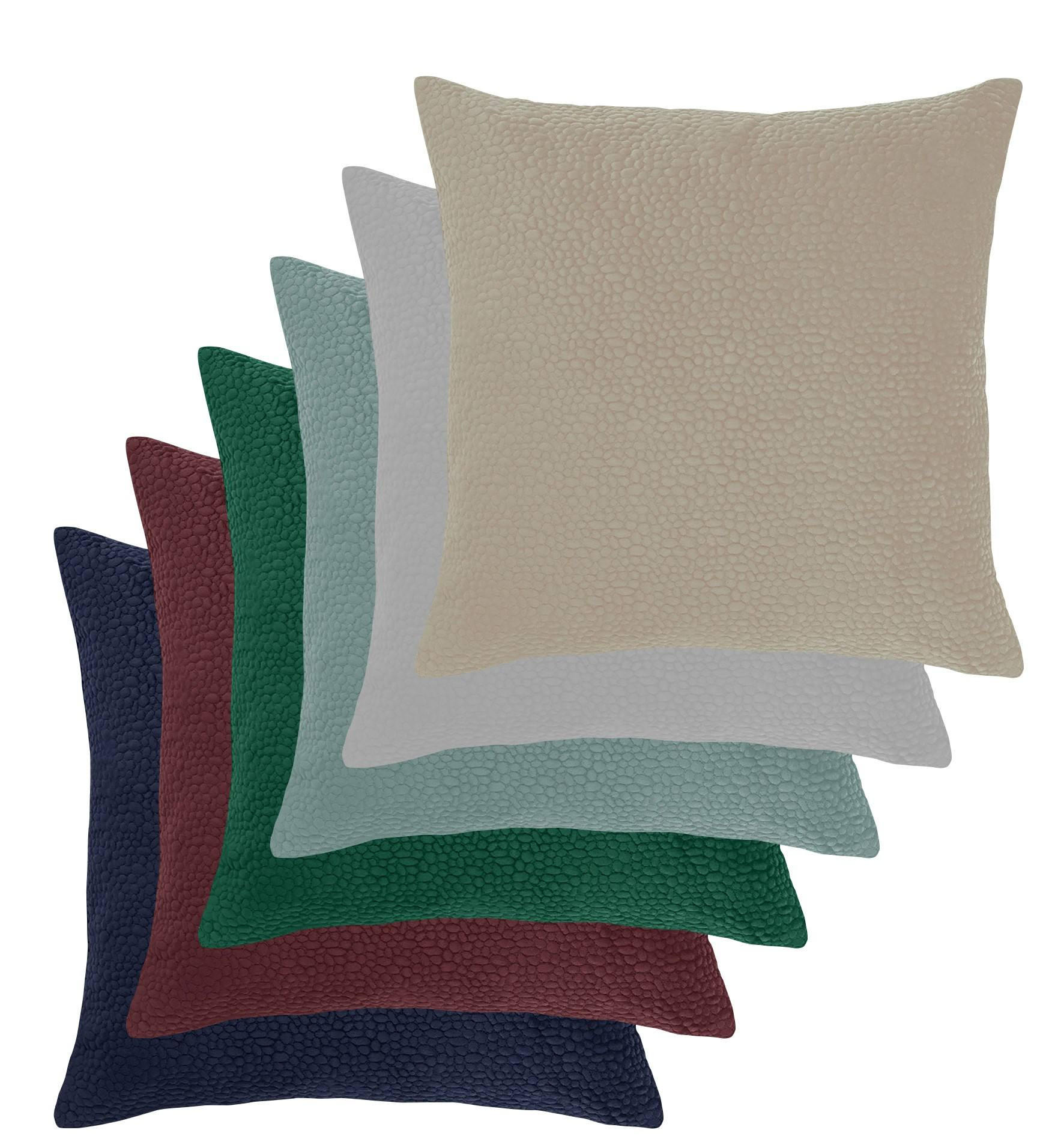 DÍSZPÁRNAHUZAT 50/50 cm  - sötétzöld, Basics, textil (50/50cm) - Novel