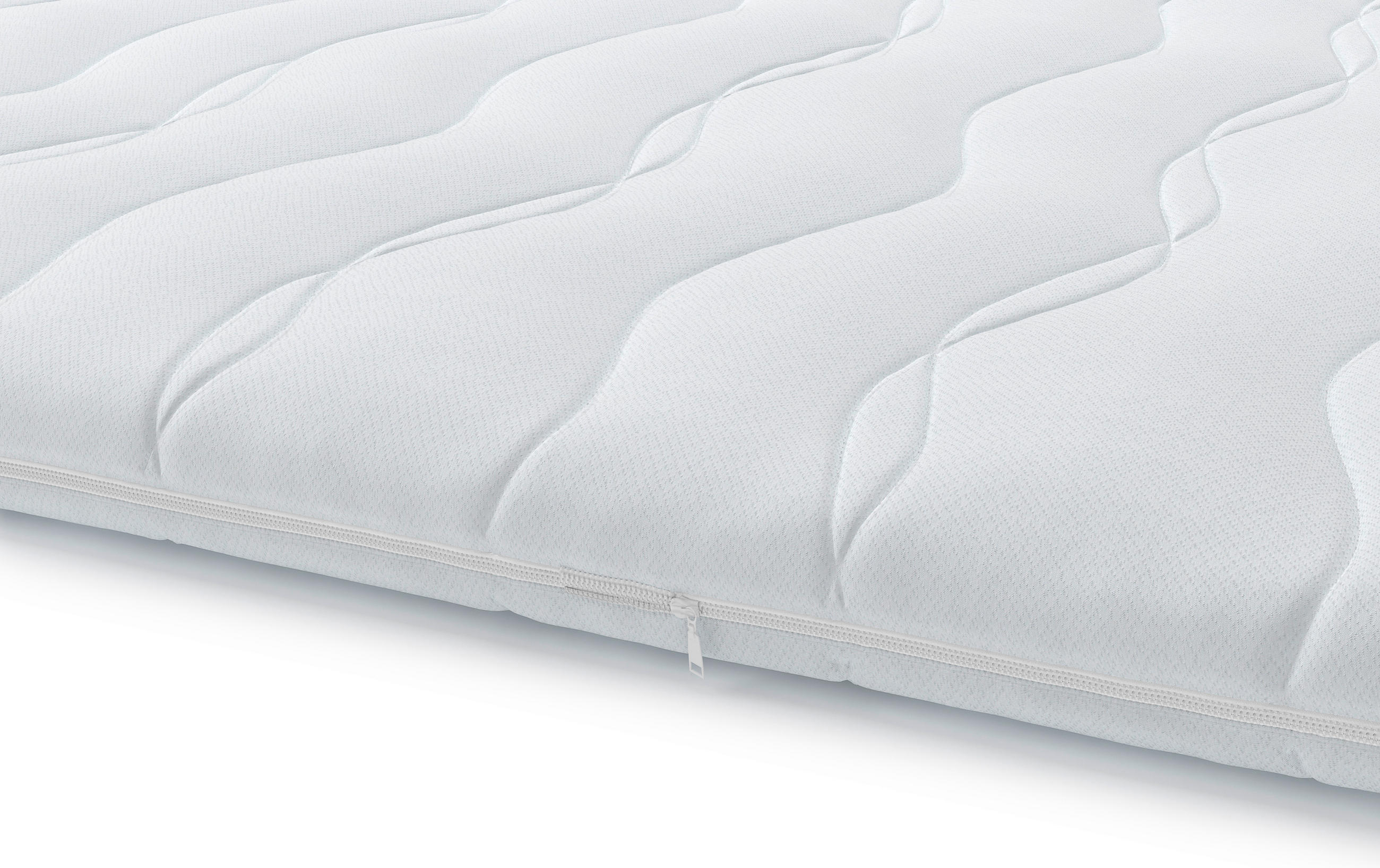FEDŐMATRAC 180/200 cm  - fehér, Basics, textil (180/200cm) - Sleeptex