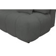 BOXSPRINGSOFA in Chenille Dunkelgrün  - Dunkelgrün/Schwarz, MODERN, Kunststoff/Textil (210/72/105cm) - Cantus