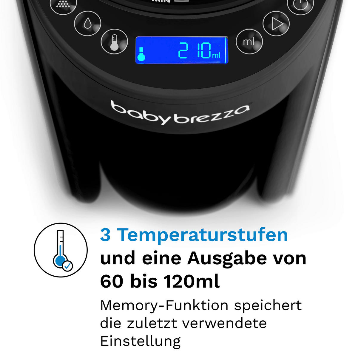 BABYNAHRUNGSZUBEREITER Formula Pro Advanced  - Schwarz, Basics (18,9/38,6/29,6cm) - Baby Brezza