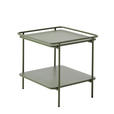 BEISTELLTISCH 45/45/44,3 cm Olivgrün quadratisch  - Olivgrün, Basics, Metall (45/45/44,3cm) - Xora
