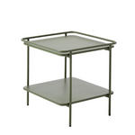 BEISTELLTISCH 45/45/44,3 cm Olivgrün quadratisch  - Olivgrün, Basics, Metall (45/45/44,3cm) - Xora