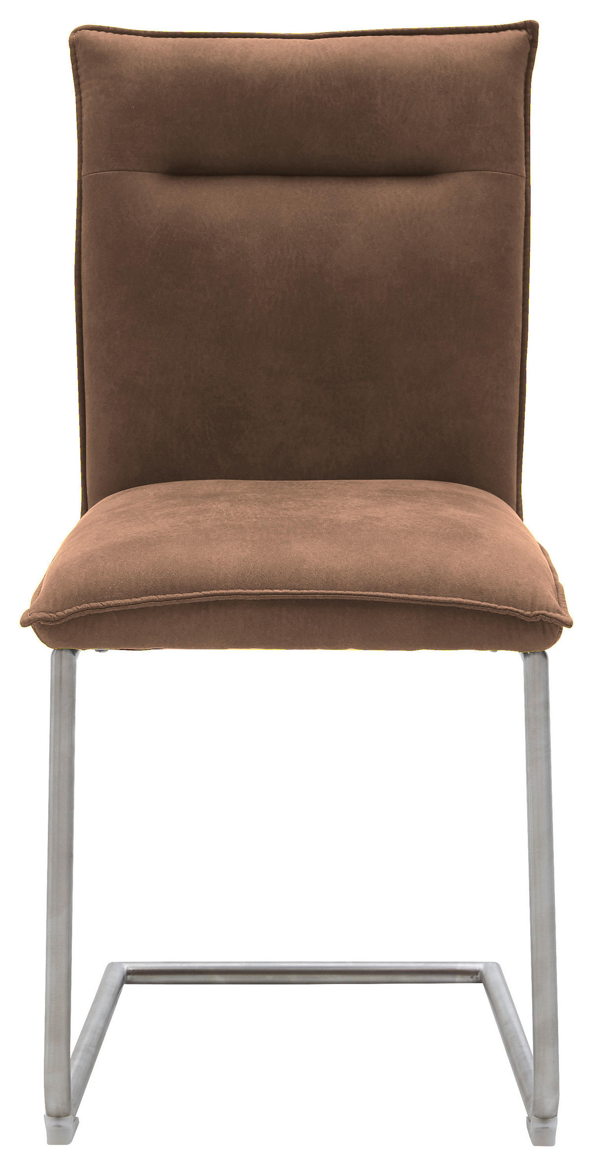 SCHWINGSTUHL  Stoffauswahl, Typenauswahl Mikrofaser  Schlammfarben, Edelstahlfarben  - Schlammfarben/Edelstahlfarben, Design, Textil/Metall (47/87/62cm) - Valnatura