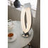 LED-TISCHLEUCHTE - Chromfarben, LIFESTYLE, Metall (12,5/39cm)