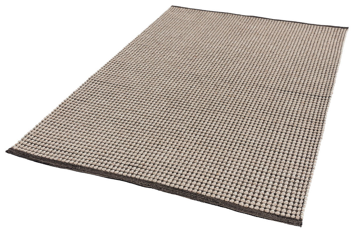 HANDWEBTEPPICH 140/200 cm Naska Grau  - Grau, KONVENTIONELL, Textil (140/200cm) - Schöner Wohnen