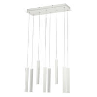 LED-HÄNGELEUCHTE Prado 60/20/200 cm  - Weiß, Design, Metall (60/20/200cm)