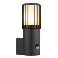 AUSSENLEUCHTE Mervin 9/13,3/24 cm  - Anthrazit/Opal, Design, Kunststoff/Metall (9/13,3/24cm) - Globo