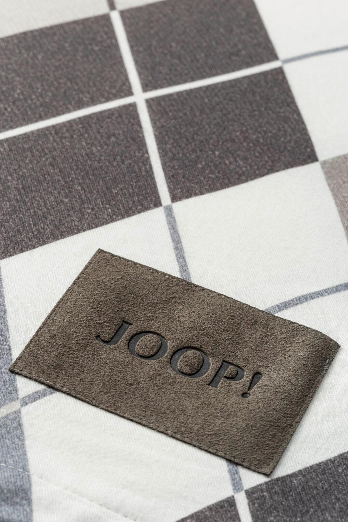 BETTWÄSCHE Soft Pattern Flanell 200/200 cm  - Dunkelgrau, KONVENTIONELL, Textil (200/200cm) - Joop!