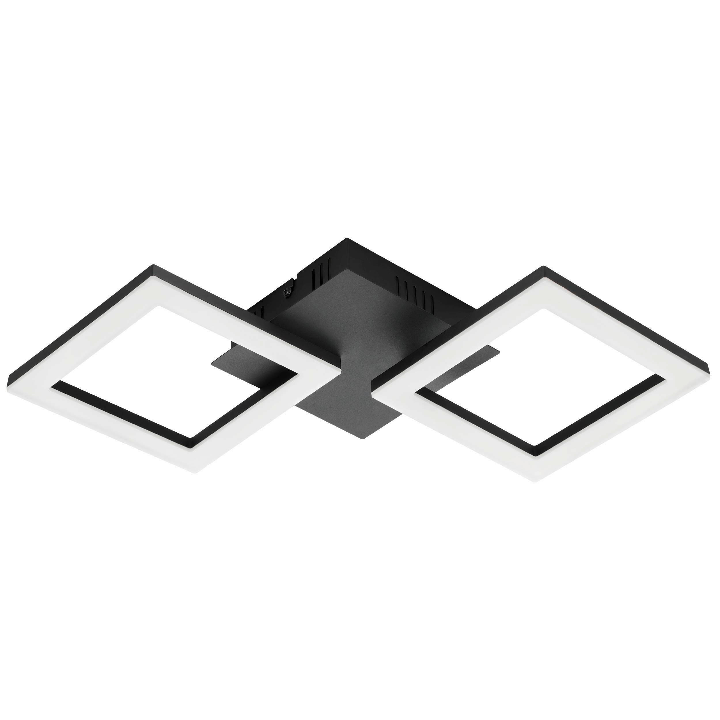 TAKLAMPA Paranday-Z 47/22,5/6 cm  - vit/svart, Design, metall/plast (47/22,5/6cm) - Eglo