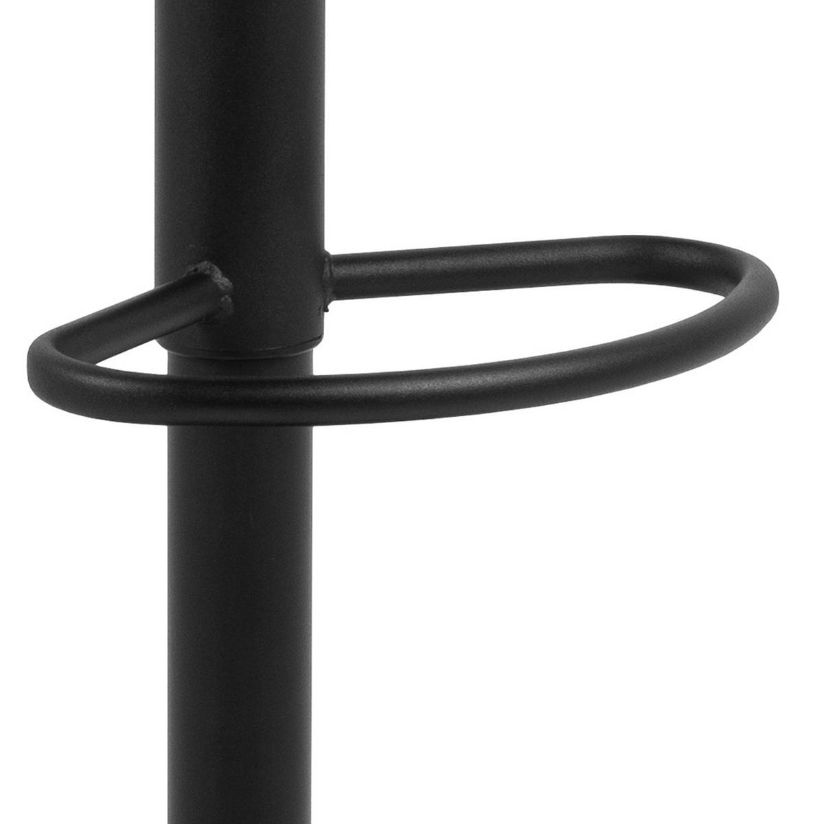 TABURET DE BAR in textil nisipiu  - nisipiu/negru, Modern, metal/lemn (47/113/50,5cm) - MID.YOU