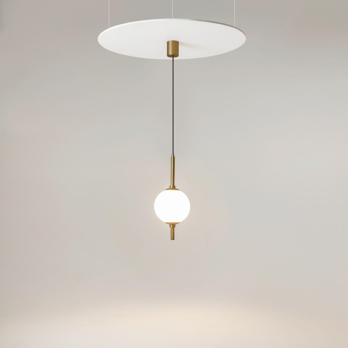 PENDELLAMPA Table & Floor 18/18/351 cm  - vit, Design, plast (18/18/351cm) - MAYTONI